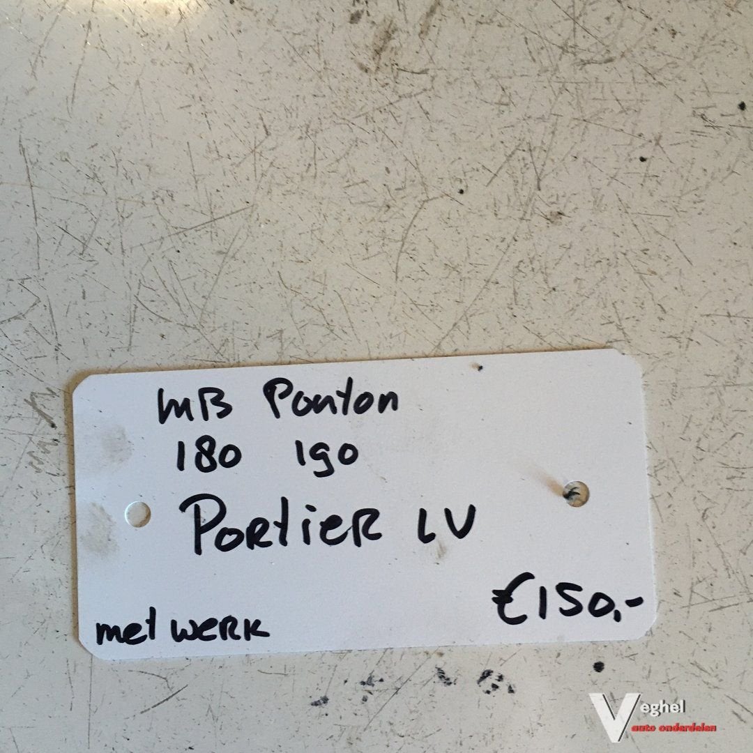 Mercedes Ponton 180 190 Portier Linksvoor met werk, -, Utilisé, Porte, -