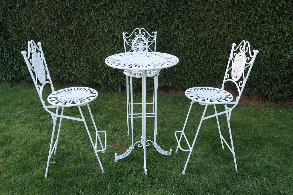 bistroset, 3 places, Salons de jardin, Comme neuf, Enlèvement