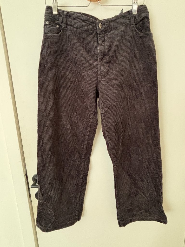 Zwarte ribfluwen skatebroek, Kinderen en Baby's, Kinderkleding | Maat 158, Ophalen of Verzenden, Gebruikt, Broek