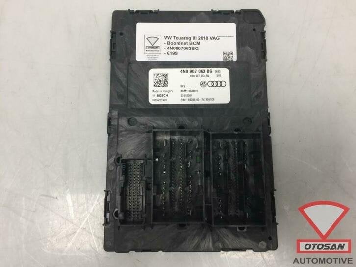vw touareg iii 2018 vag boordnet module bcm 4n0907063bg, Gebruikt, Volkswagen, Volkswagen AG, Vw@volkswagen.de