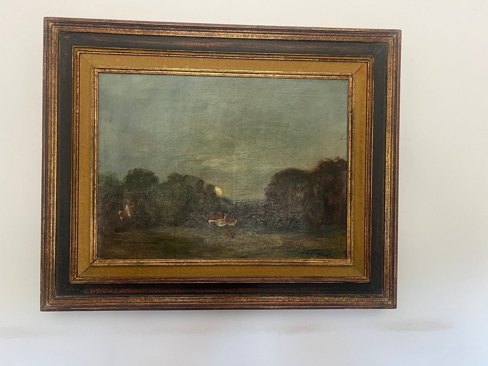 Landschapsschilderij Armand Jamar, Ophalen