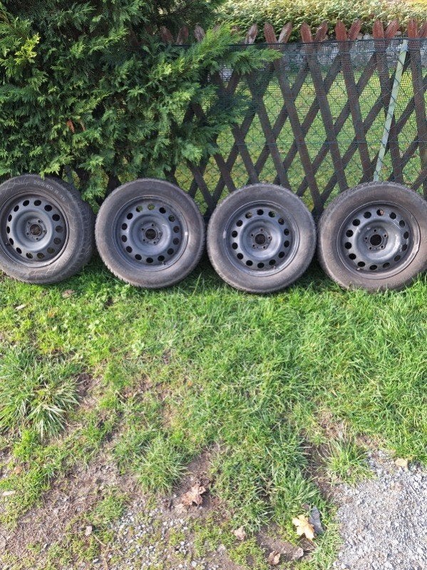 roues avec pneus hiver, Auto-onderdelen, Gebruikt, Winterbanden, Band(en), Ophalen