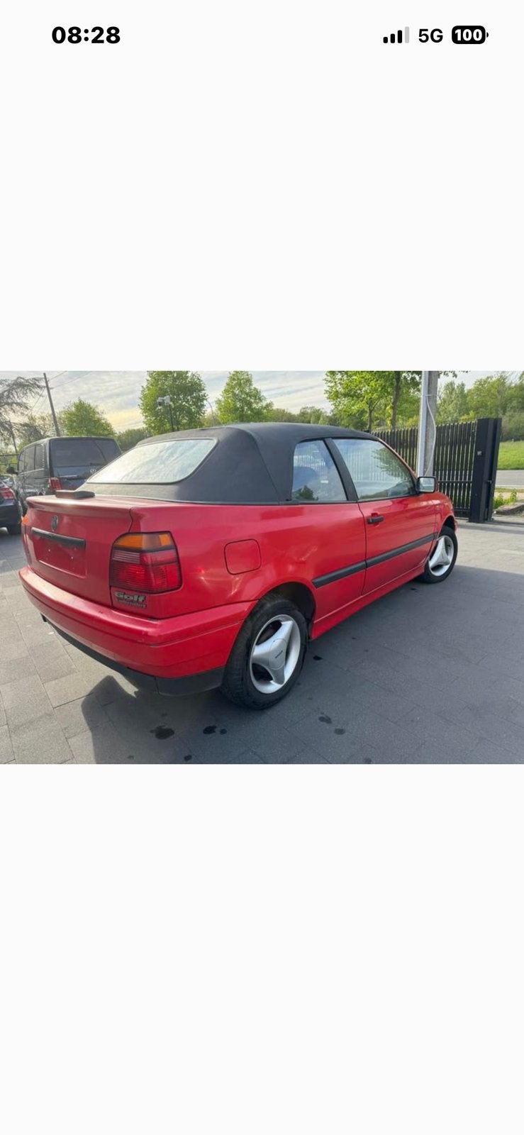 Golf 3 cabrio oltimer te koop of ruilen, foto 4