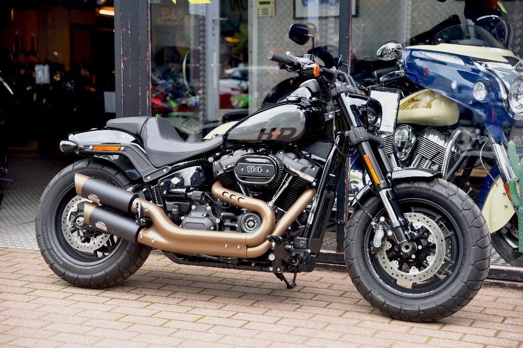 HARLEY DAVIDSON FAT BOB 114 ***MOTOVERTE.BE***, Motos, Motos | Harley-Davidson, Entreprise, Chopper, 2 cylindres, Occasion, Occasion