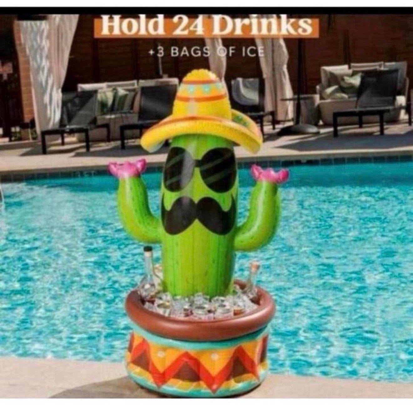 Refroidisseur de boissons et de Cactus ! Gonflable 91 cm, Enlèvement ou Envoi, Neuf