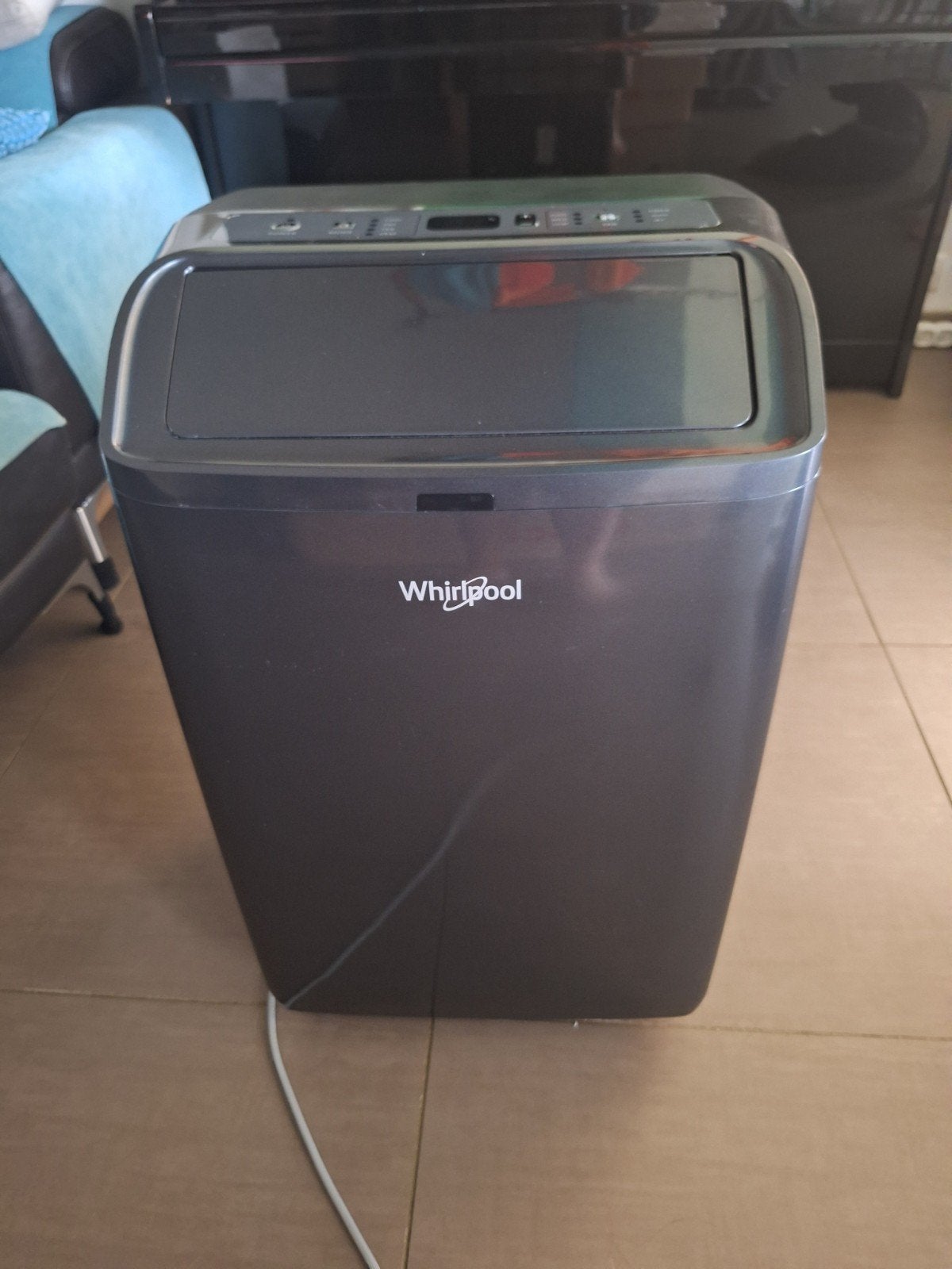 climatisation mobile whirlpool 12000 btu - utilisé depuis 2, Electroménager, Climatiseurs, Enlèvement, Chauffage, Climatiseur mobile