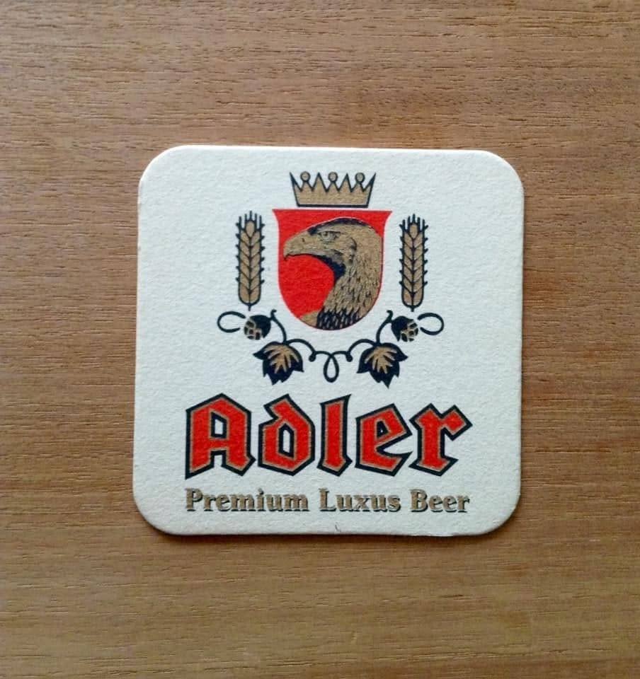 Adler Premium Luxus bierviltje, Ophalen of Verzenden, Nieuw, Viltje(s)