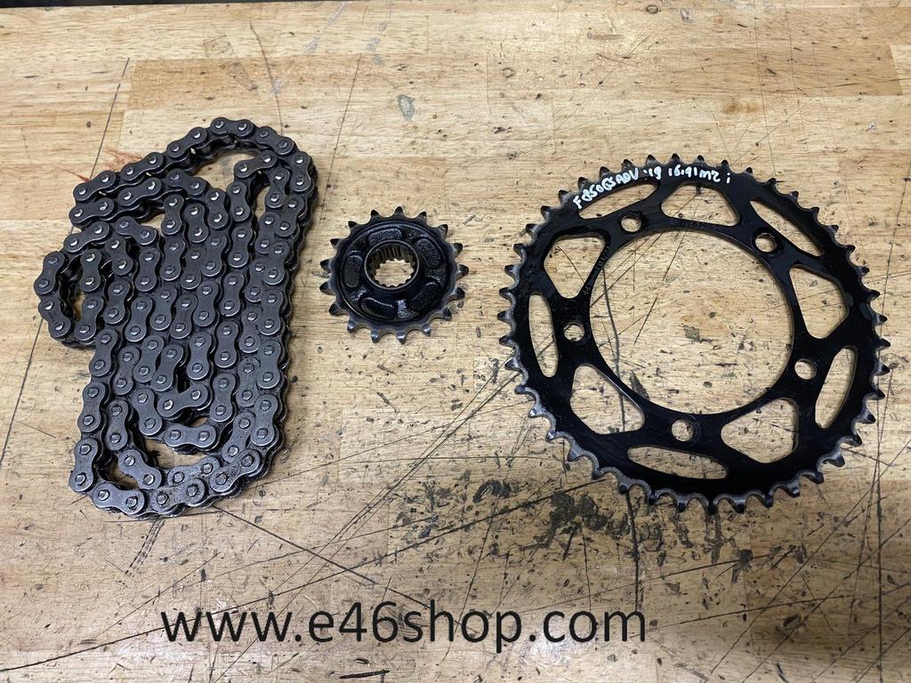 KETTING TANDWIELEN SET BMW F750GS F850GS F900R F900XR, Motoren, Gebruikt, -, -, Ophalen of Verzenden