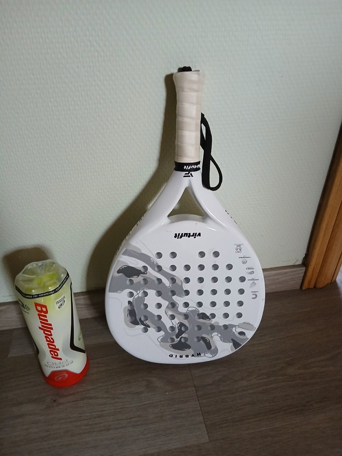 Padelracket Virtufit Hybrid, Sport en Fitness, Padel, Ophalen, Gebruikt, Padelracket