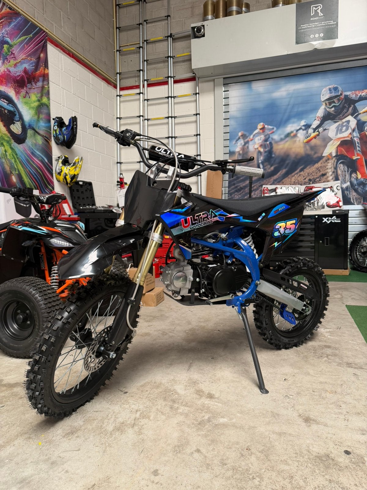 ‼️NIEUW‼️ Ultra Motocross Crosser 125cc Pro E-Start 95km/h, Nieuw, 4 versnellingen, 125 cc, Ophalen of Verzenden