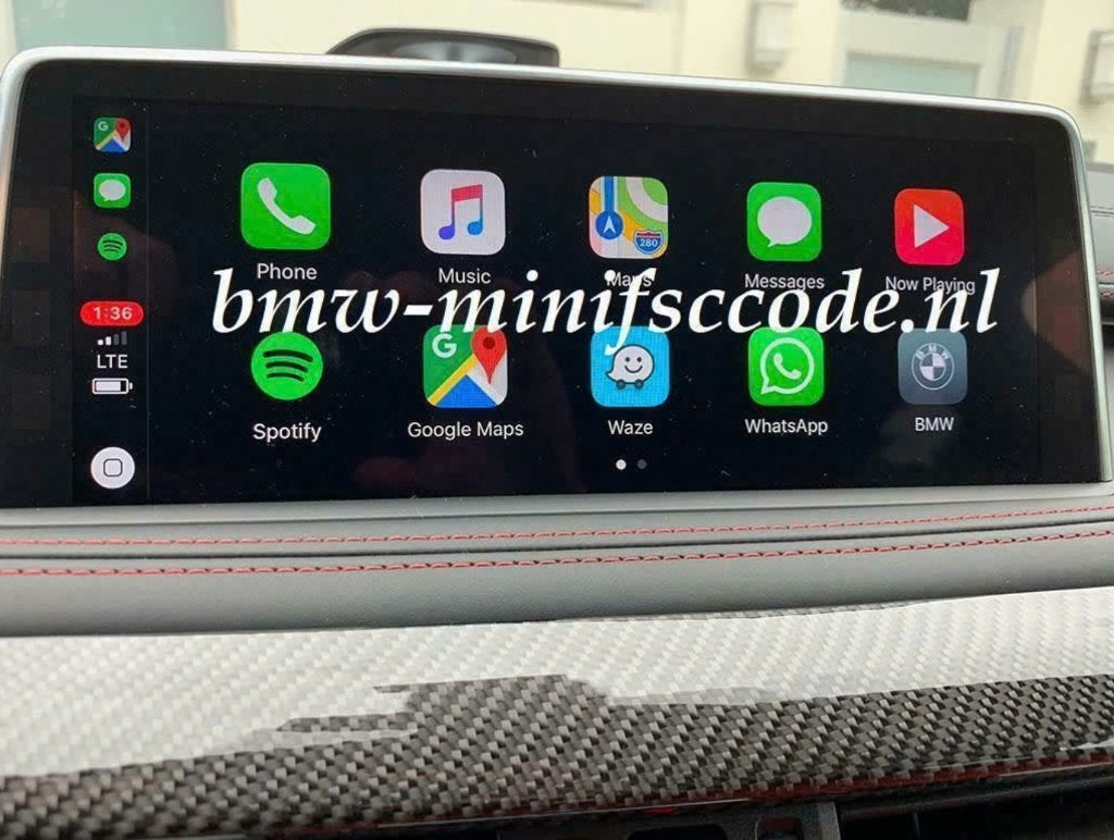 Apple Carplay BMW MINI EVO Way activeren FSC Unlock, Computers en Software, Navigatiesoftware, Ophalen of Verzenden
