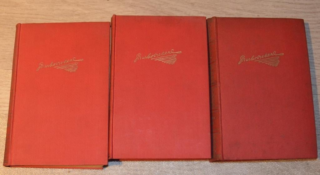 3 Oude Vintage Boeken Charles Dickens, Nederland, Charles Dickens, Ophalen, Gelezen