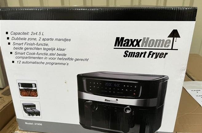 Dubbele Airfryer XXL 9L ., Ophalen of Verzenden, Nieuw, Airfryer, 1500 gram of meer