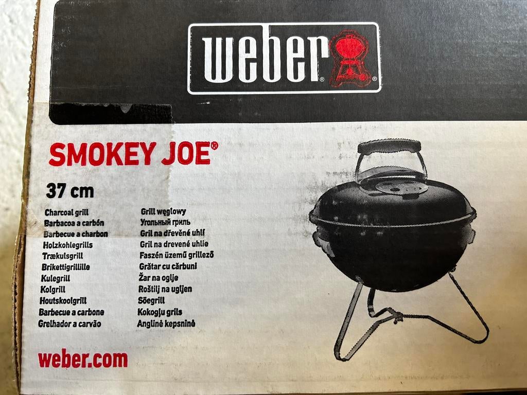 BBQ Weber 37cm, Tuin en Terras, Ophalen, Zo goed als nieuw