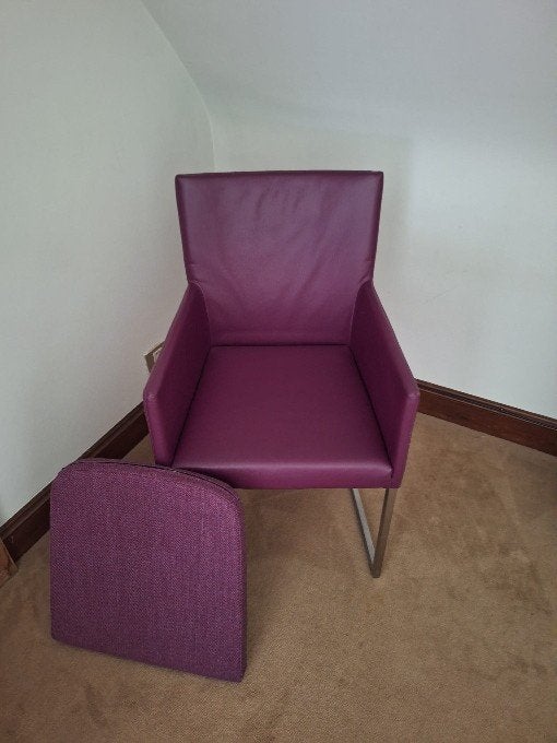 Stoel, Maison & Meubles, Chaises, Autres couleurs, Comme neuf, Enlèvement, Cuir