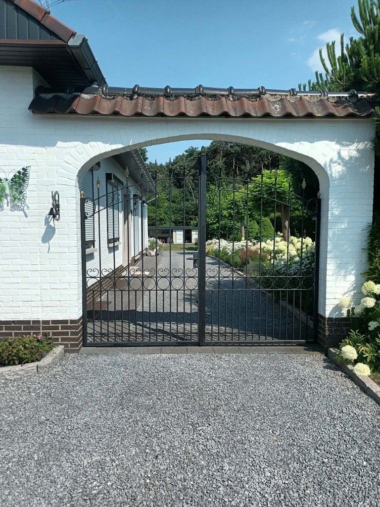 Ijzeren hekpoort, Tuin en Terras, Ophalen, Gebruikt