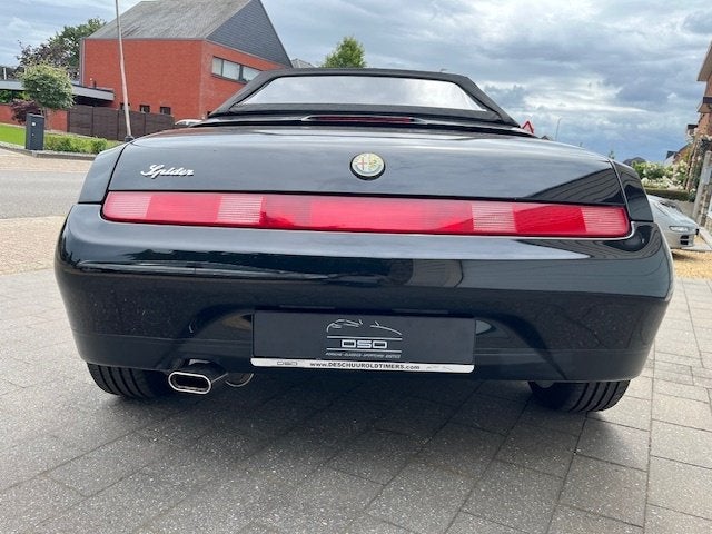 Alfa Spider 916 GTV *Oldtimer* Twinspark*, Auto's, Voorwielaandrijving, Zwart, 4 cilinders, Cabriolet