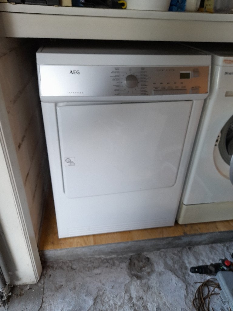 AEG droogkast, Elektronische apparatuur, Ophalen, 6 tot 8 kg, Gebruikt, Luchtafvoer