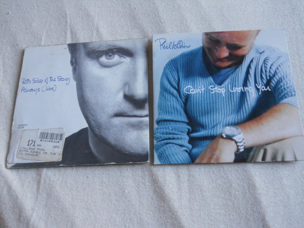 2 CD SINGLES - PHIL COLLINS, Pop, Eerste persing, Ophalen of Verzenden, Zo goed als nieuw