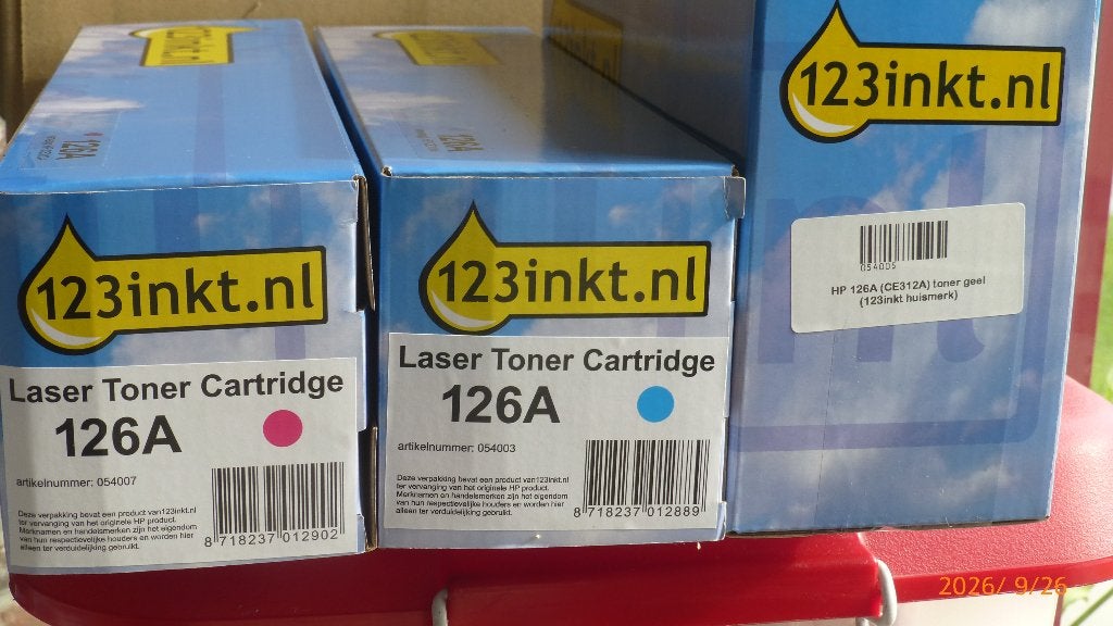 HP 126A  huismerk van 123 inkt  komt van Laser printer, Ophalen, Nieuw