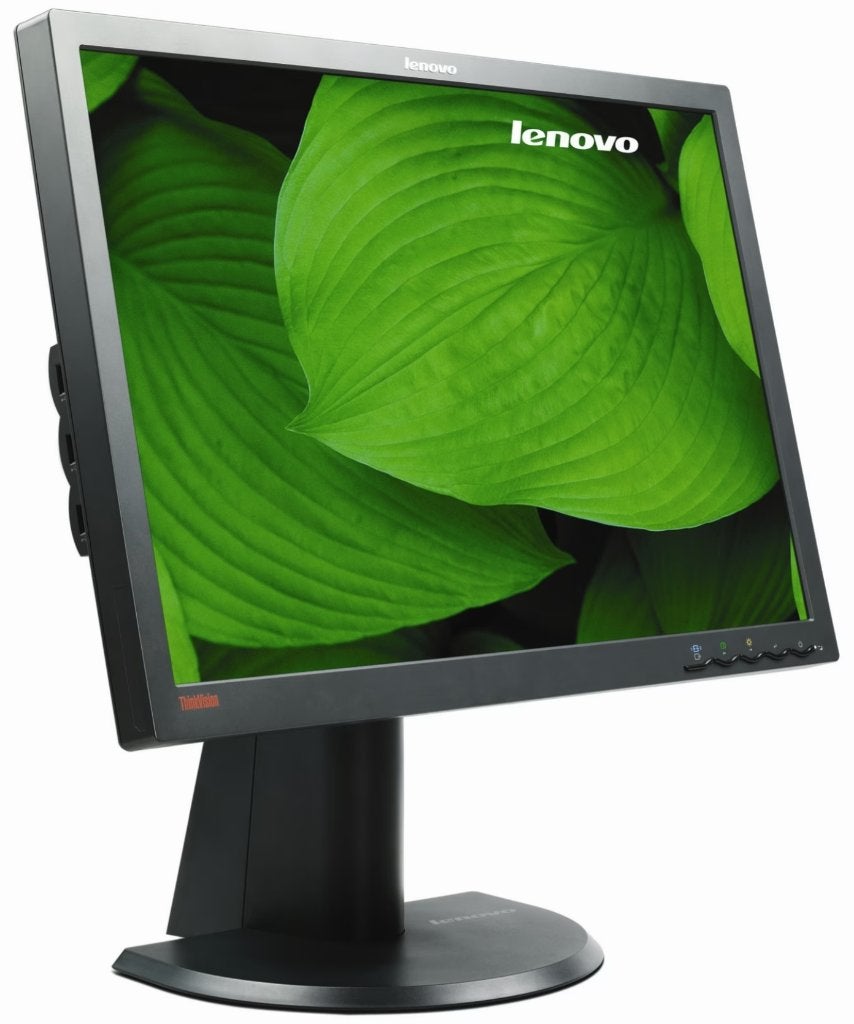Lenovo-monitor 24" 1920x1200 16:10 pivot VGA DVI DisplayPort, Computers en Software, Monitoren, Zo goed als nieuw, DisplayPort