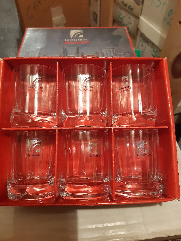 6 Verres à « digestif»  soufflés, Collections, Verres & Petits Verres, Enlèvement, Neuf, Verres et Verres à shot