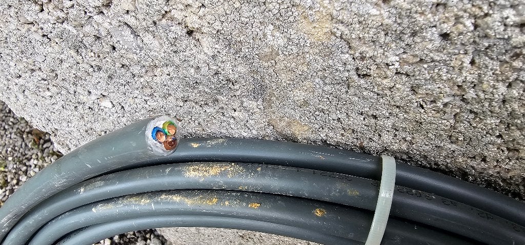 câble 12 mètres de XVB3G6-CCA, Bricolage & Construction, Électricité & Câbles, Enlèvement, Neuf, Câble ou Fil électrique
