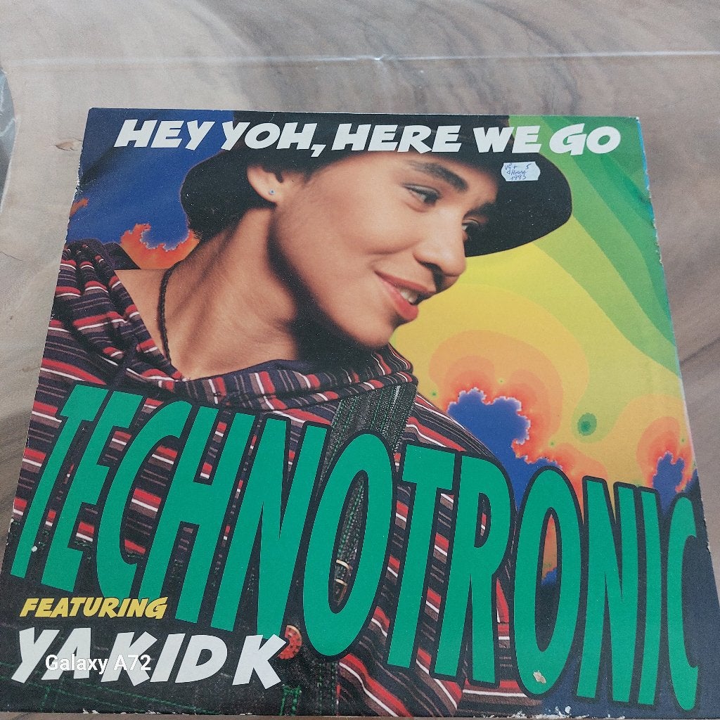 technotronic hey yoh here we go 12 inch maxi, CD & DVD, Vinyles | Dance & House, 12 pouces, House, Enlèvement ou Envoi, Utilisé