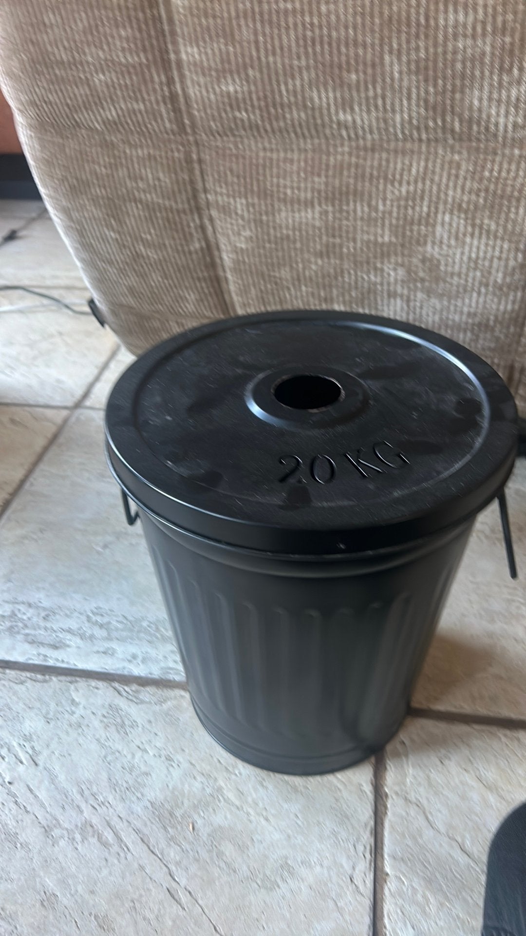 Vuilbak, Huis en Inrichting, Ophalen, Gebruikt, Minder dan 10 liter, Metaal