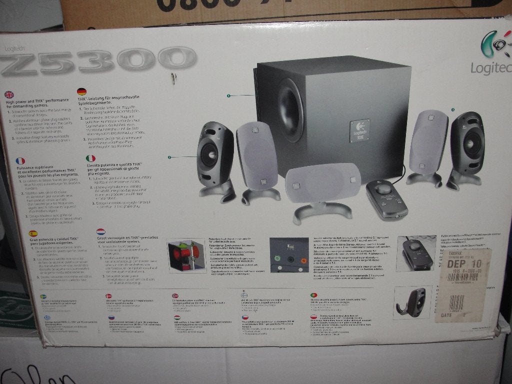 THX Z5300 Logitech, Enlèvement