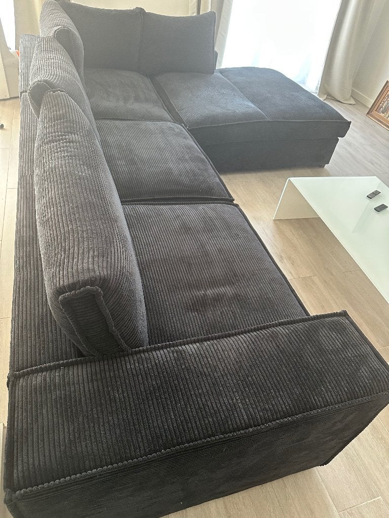 bank, Huis en Inrichting, Ophalen, Hoekbank, 300 cm of meer, 75 tot 100 cm