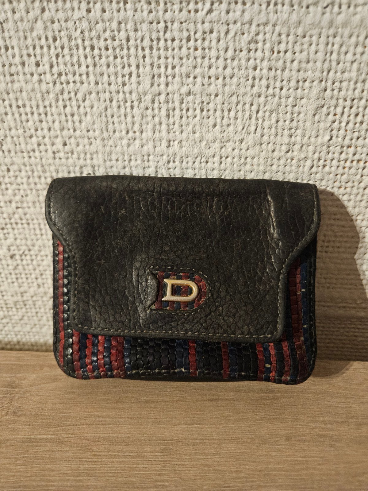 Delvaux portefeuille klein, Ophalen of Verzenden, Zwart