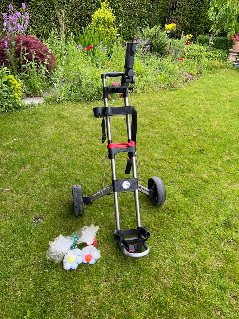 Golftrolley Inesis, Sport en Fitness, Golf, Ophalen, Zo goed als nieuw