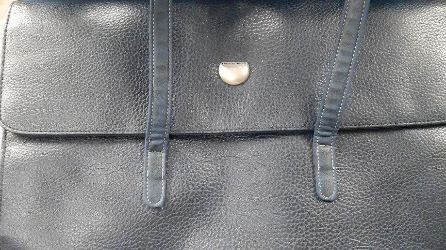 Grand sac à provisions Laurent David, fonctionnel et moderne, Enlèvement ou Envoi, Comme neuf, Bleu, Shopper