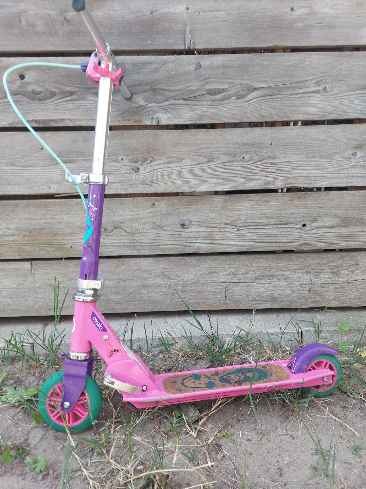 Roze Oxelo kinderstep – in goede staat, Fietsen en Brommers, Ophalen, Gebruikt, Gewone step, Oxelo