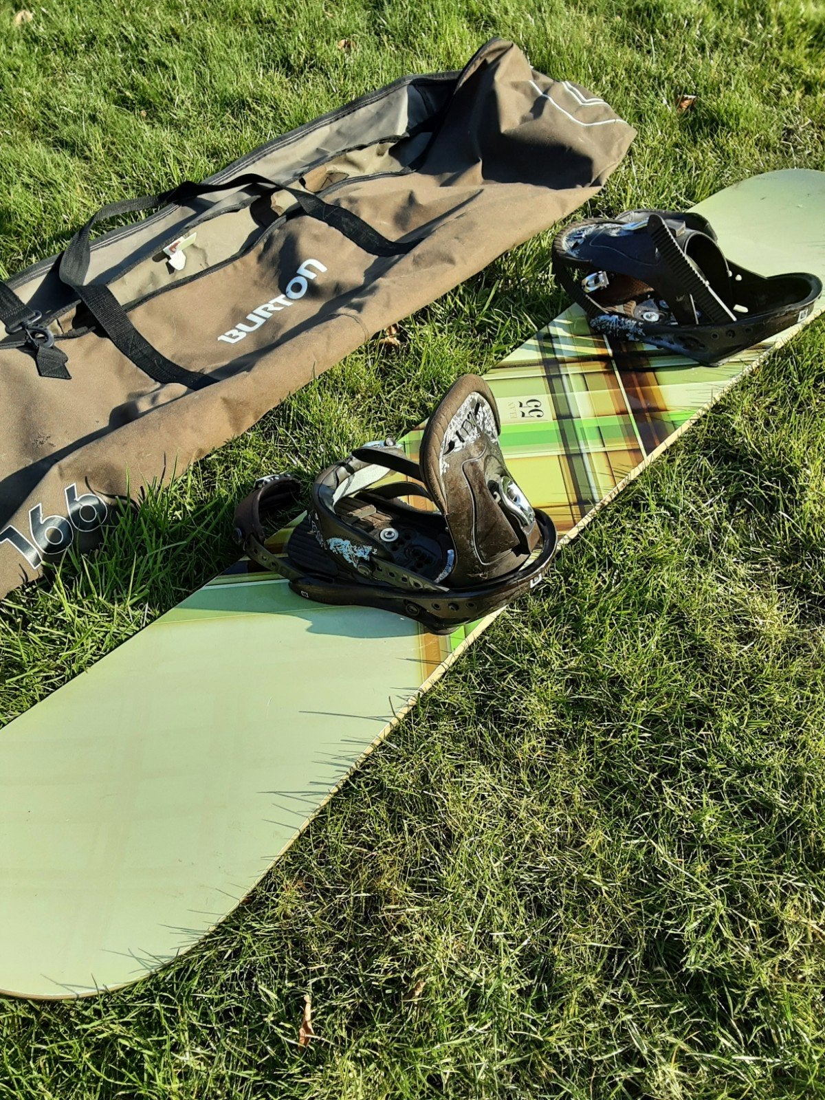 Snowboard 150cm + zak, Sport en Fitness, Snowboarden, Ophalen