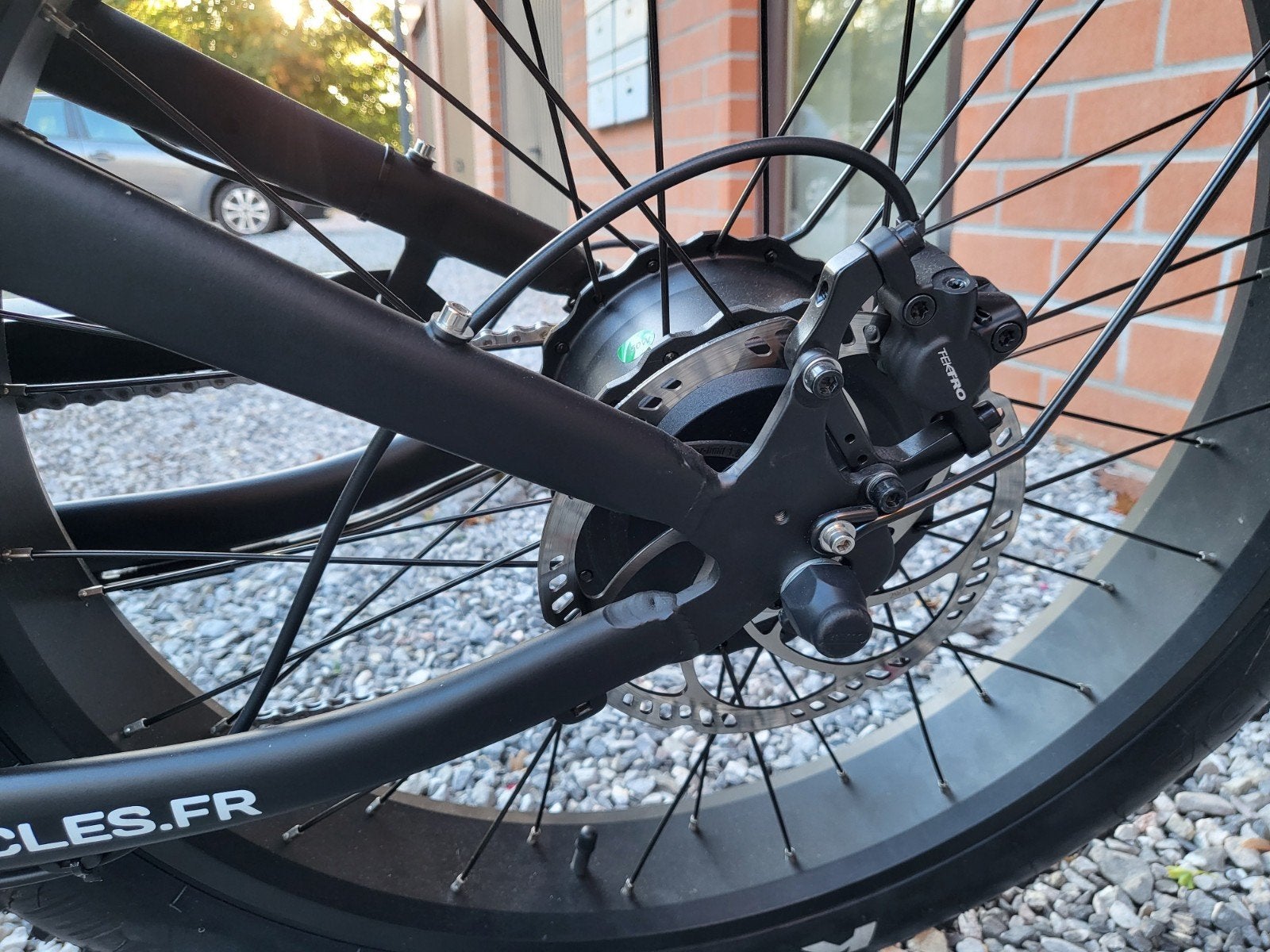 vélo élèctrique retro gorille noir mat plus accessoires., Autres marques, Comme neuf, 59 cm ou plus, Enlèvement
