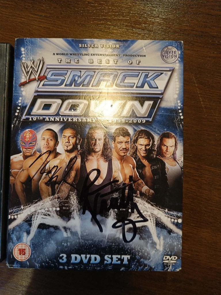 gesigneerde WWE dvd, Cd's en Dvd's, Vanaf 16 jaar, Nederlands, Overige typen, Ophalen of Verzenden
