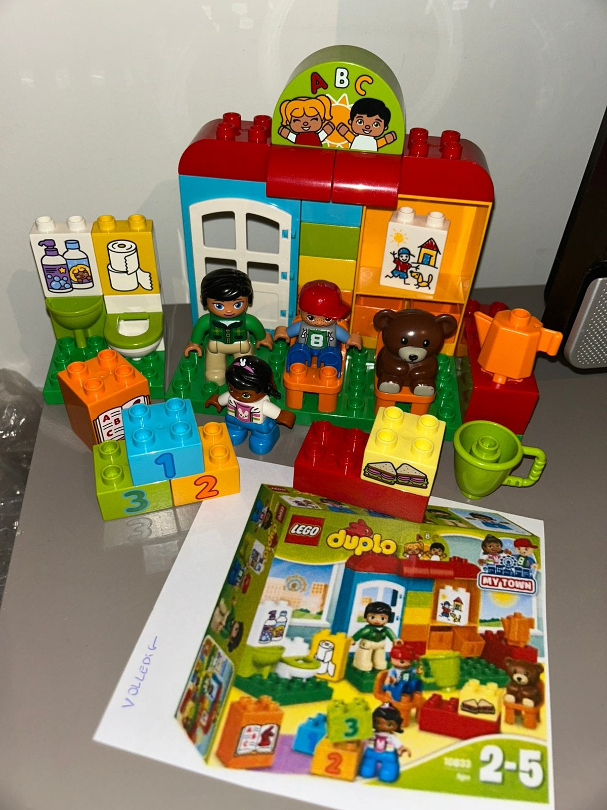 Duplo 10833 kleuterklas, Kinderen en Baby's, Ophalen of Verzenden, Gebruikt, Duplo