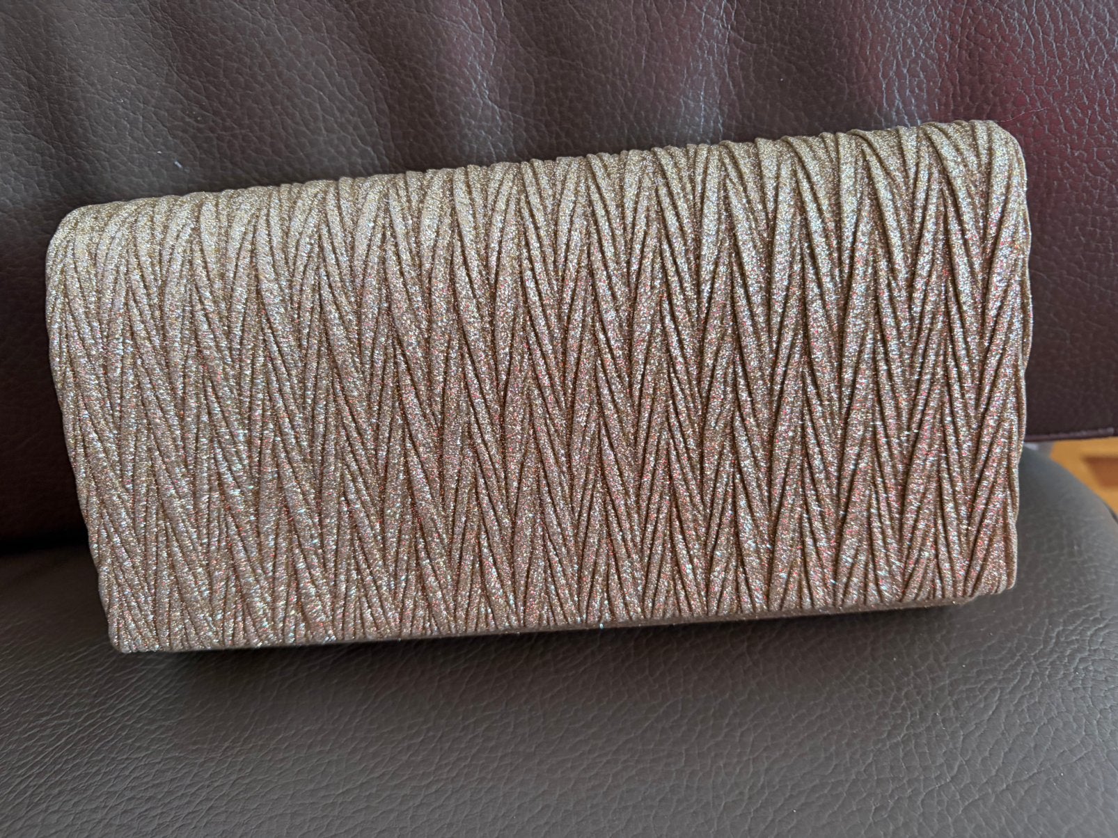 Pochette de soirée dorée, Enlèvement, Comme neuf