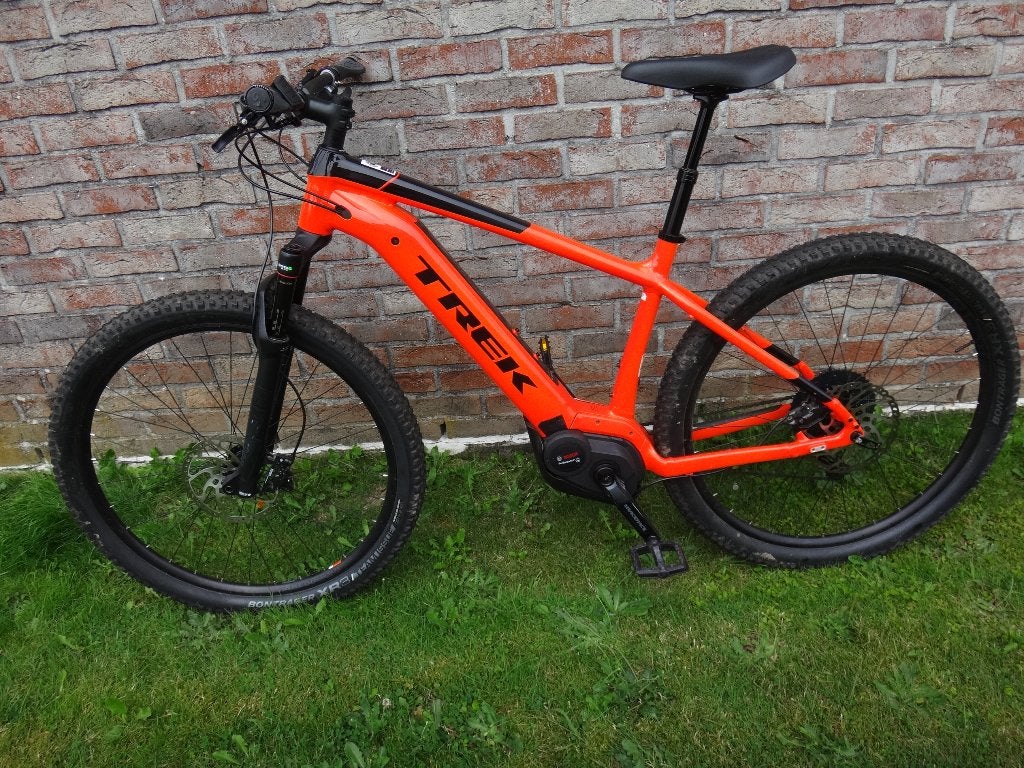 VTT trek électrique, Vélos & Vélomoteurs, Vélos électriques, Comme neuf, Autres marques, 55 à 59 cm, 50 km par batterie ou plus