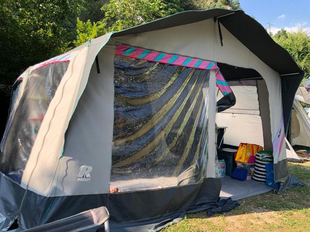 Vouwwagen Raclet Corail, Caravanes & Camping, Caravanes pliantes, Gris, Raclet, Enlèvement, Plus de 6