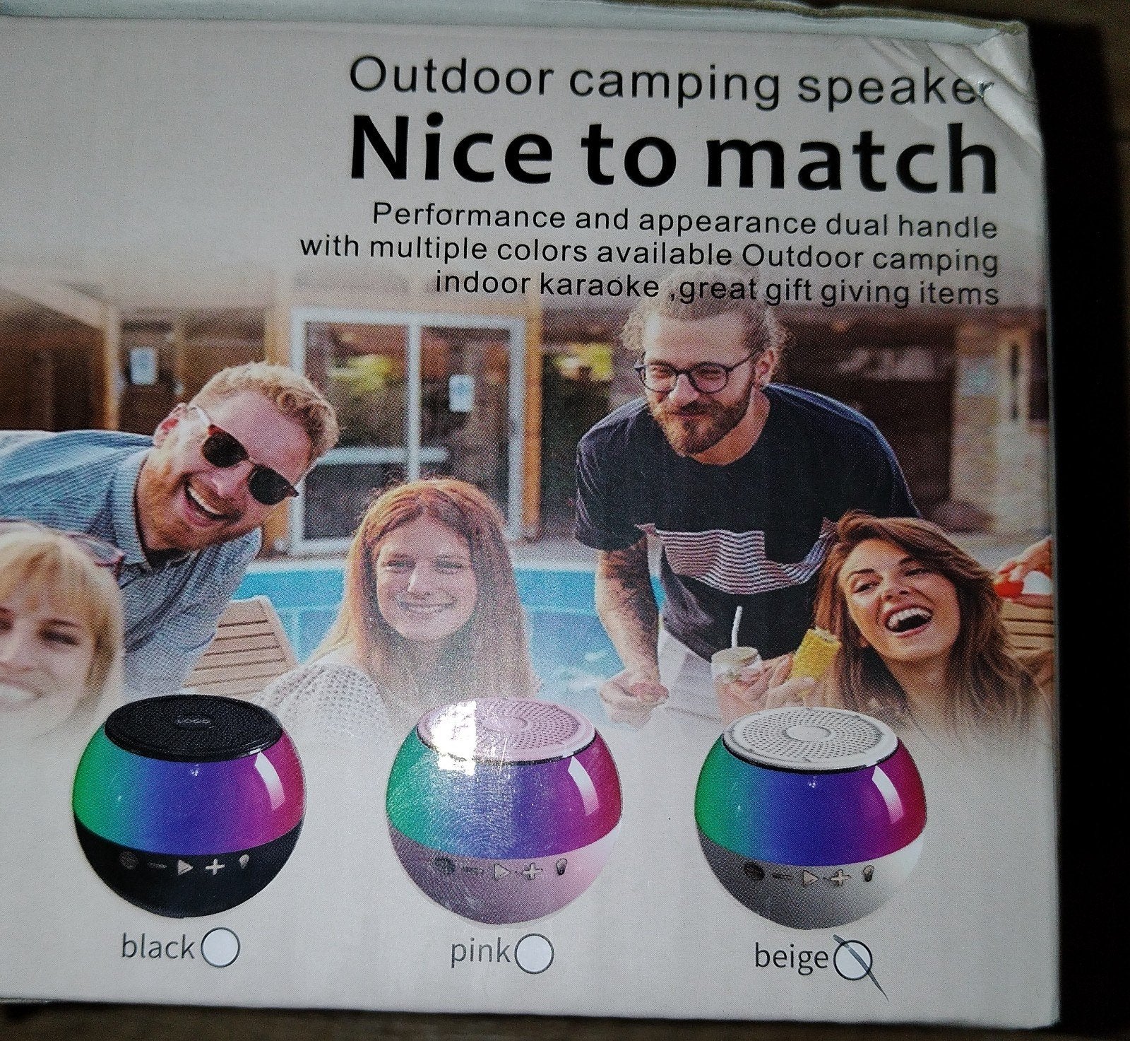 Haut-parleur Bluetooth avec l, Autres marques, Enlèvement ou Envoi, Enceinte portable, Comme neuf