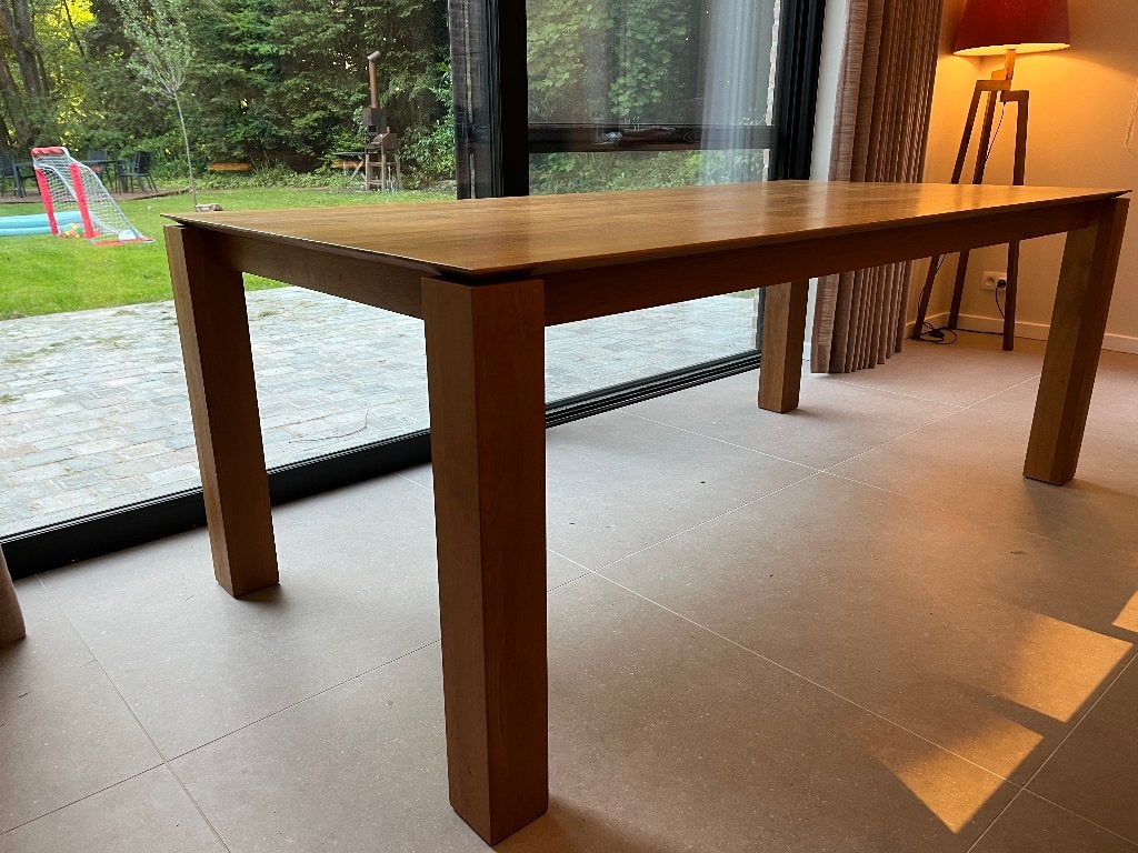Eiken tafel, Huis en Inrichting, Tafels | Eettafels, Ophalen, 100 tot 150 cm, Eikenhout, 200 cm of meer