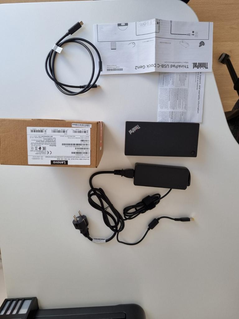 Station d'accueil USB-C Lenovo Thinkpad Gen 2, Informatique & Logiciels, Stations d'accueil, Enlèvement, Station d'accueil