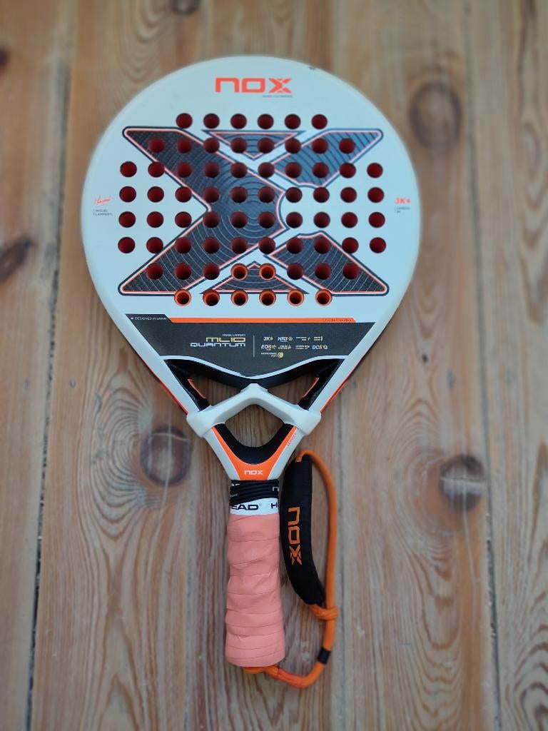 Raquette de padel Nox ML10 Quantum 3K 2025, Enlèvement ou Envoi, Utilisé, Raquette de padel