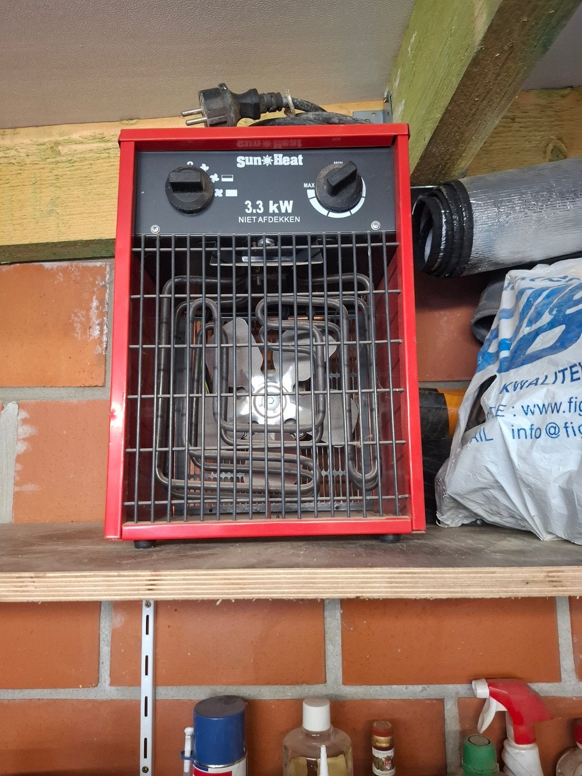 electrice kachel van 3.3 kw,, Bricolage & Construction, Chauffage & Radiateurs, Enlèvement, Poêle