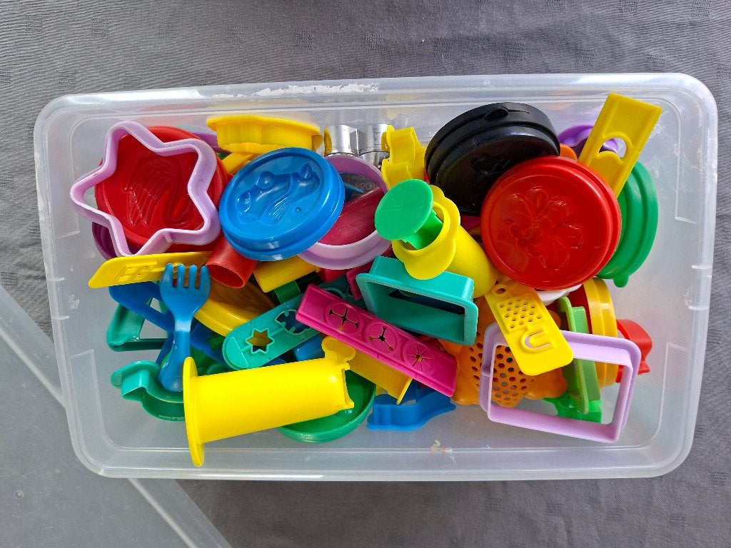 Play Doh: vormen, gereedschap, allerlei..., Ophalen, Gebruikt, Knutselen