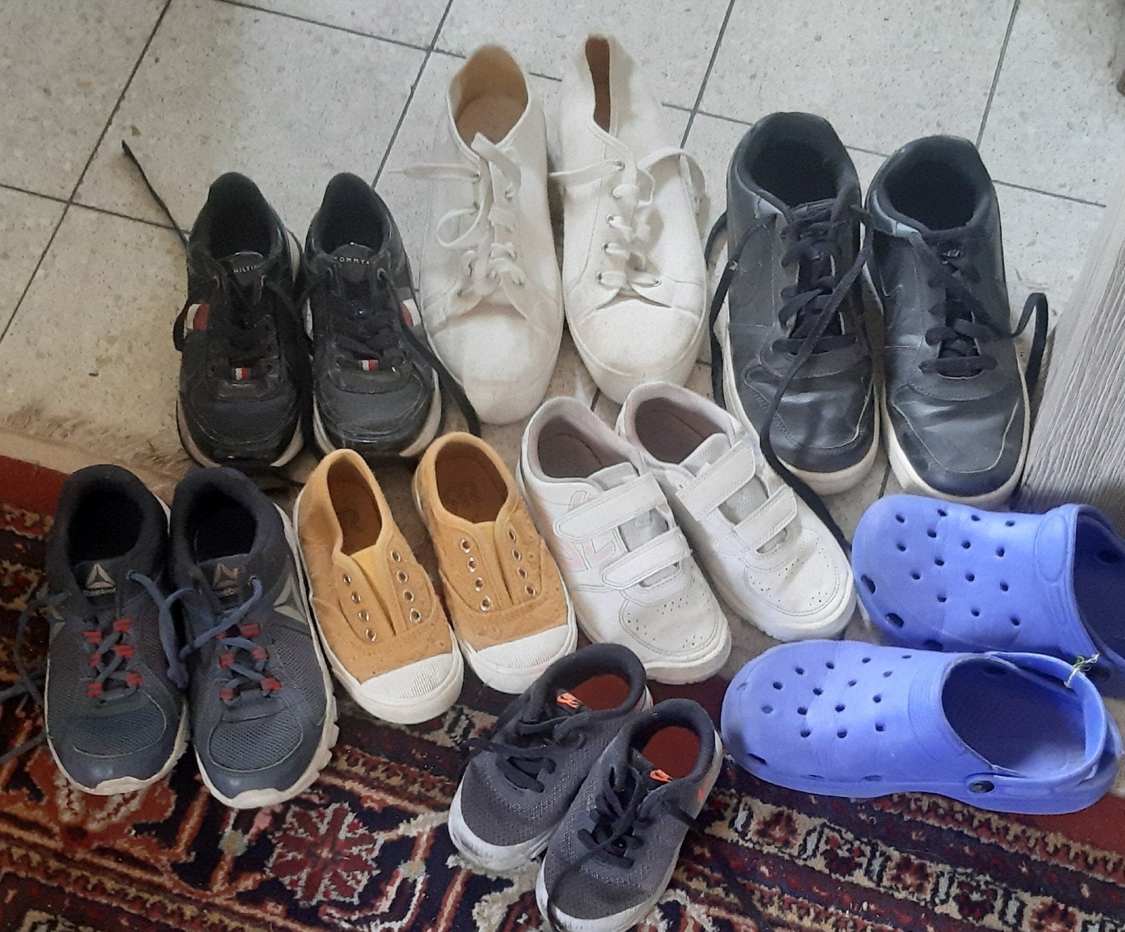 Lot de chaussures, Enlèvement, Porté