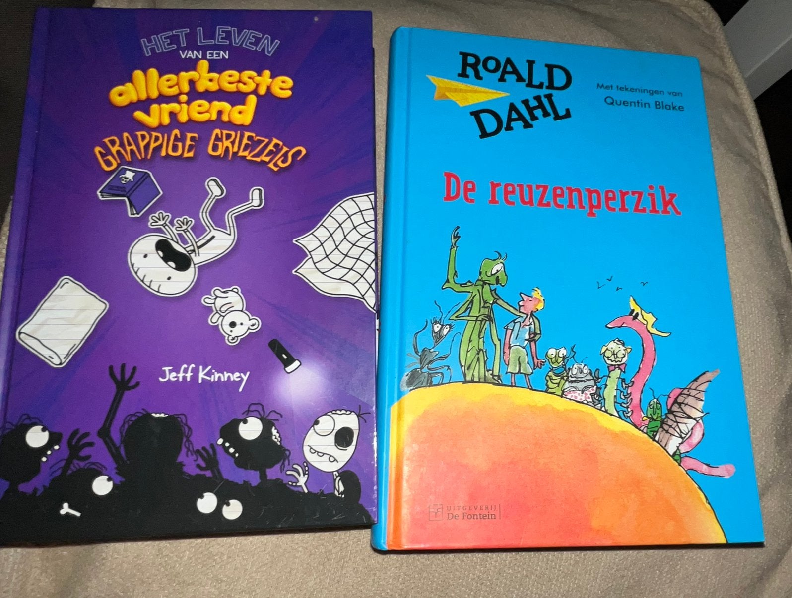 Grappige griezels en de reizenperzik, Enlèvement, Comme neuf, Fiction